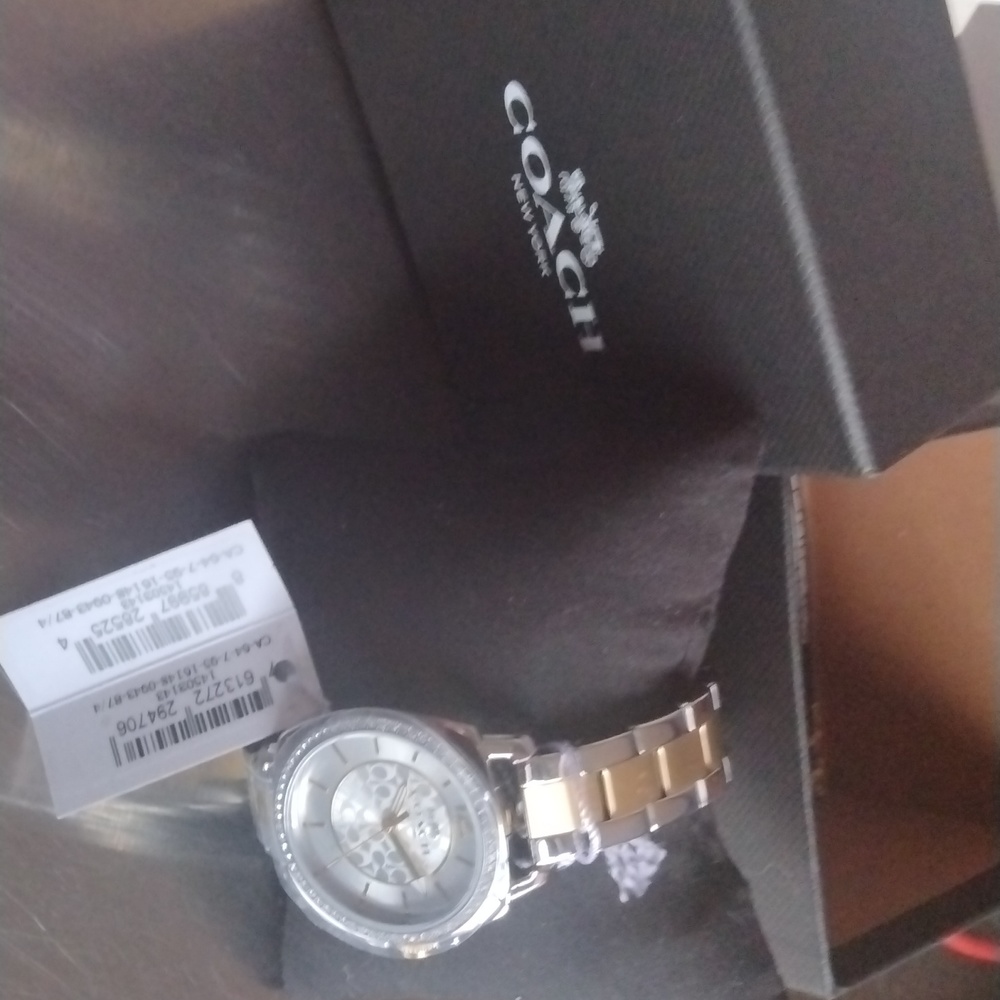 Beautiful woman's coach watch